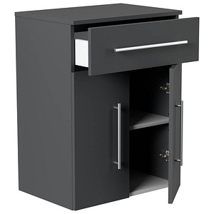 4251982674581 - POSSEIK Bad-Hängeschrank LEVANA XL grafit 530 x 366 x 705 cm