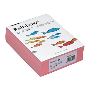 Rainbow Kopierpapier COLOURED PAPER rosa DIN A5 80 g/qm 500 Blatt Rainbow Kopierpapier COLOURED PAPER rosa DIN A5 80 g/qm 500 Blatt