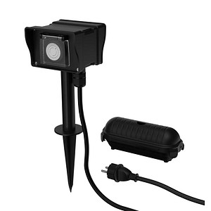 ANS 1260-0012 - Outdoor Zeitschaltuhr, mit 2 Steckdosen, AES8