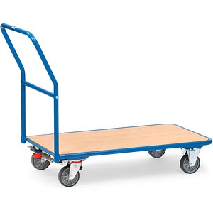 fetra Magazinwagen 1202, Ladefläche 1000x600 mm, 2 Lenk- und 2 Bock- 4017976012025 fetra