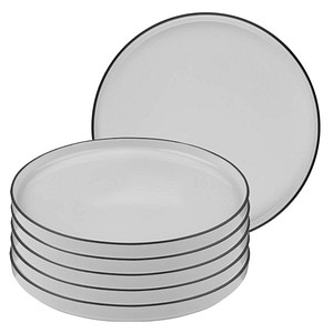 8680502090826 - 6 Teller Modest Black Stolt grau 210 cm 8680502090826 6 Stück