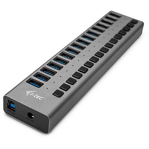 8595611702969 - I-Tec USB 30 Charging HUB - 16-Port - 90W - USB 30 Type-A USB-Hubs - 16 - Grau