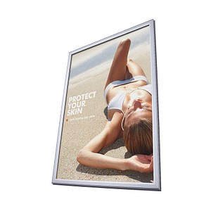 8595578302462 - Plakat-Fensterklapprahmen WKRA2G25 silber A2 Aluminiumrahmen 8595578302462 Showdown Displays