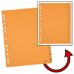 4250073738485 -  Trennblätter 100110259203281 A4 orange 250g Karton 4250073738485 HEAD 100 Stück