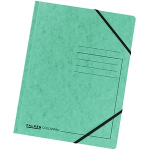 25 FALKEN Eckspanner DIN A4 grün