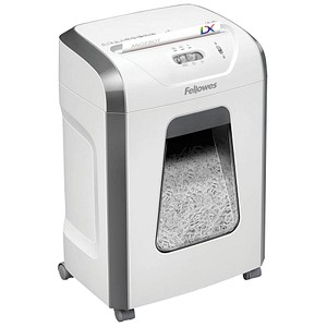 AKTION: Fellowes Powershred 15C Aktenvernichter mit Partikelschnitt P-4, 4 x 40 mm, bis 15 Blatt, weiß mit 20 Euro CashBack
