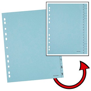 4250073738508 -  Trennblätter 100110259203307 A4 blau 250g Karton 4250073738508 HEAD 100 Stück