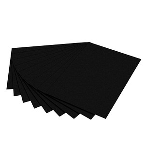 folia Tonpapier schwarz 130 g/qm 50 St.
