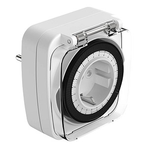 4013674194599 - Outdoor Zeitschaltuhr AES7 24-Stunden-Timer wiederholt täglich die eingestellte Zeit - Ansmann