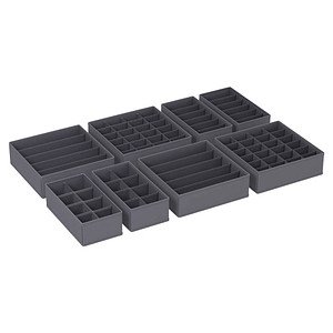0194343151878 - 8 Ordnungsboxen grau 480 x 640 x 100 cm 0194343151878 8 Stück 0194343151878 - 8 Ordnungsboxen grau 480 x 640 x 100 cm 0194343151878 8 Stück