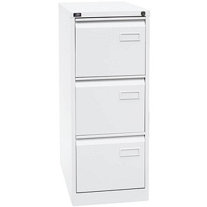 BISLEY LIGHT Hängeregistraturschrank verkehrsweiß 3 Schubladen 41,3 x 62,2 x 101,6 cm, 1 St.