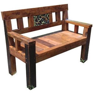 4041908122278 - Gartenbank Sumba 940233 braun Holz 1200 cm 4041908122278 Garden Pleasure