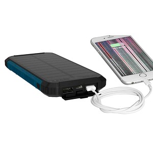 ANSMANN PB212W Solar-Powerbank 10.000 mAh schwarz