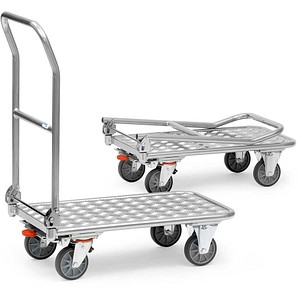 4017976011349 - fetra Transportwagen klappbar Alu 1134 silber 620 x 995 x 965 cm bis 2000 kg