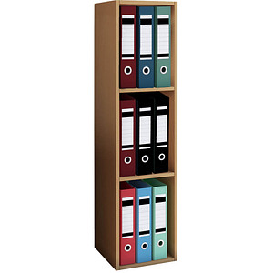 4051814312977 - Holzregal stehend platzsparender Aktenschrank Maße H 107 x B 34 x T 30 cm Elegantes Regal stehend Büroregal Regal – Offas 3f