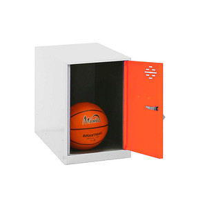 8425437116490 - Spind SIMONLOCKER DISM weiß orange 8425437116490 1 Schließfach 300 x 500 x 475 cm 8425437116490 Simonrack