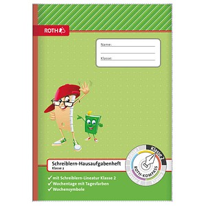 4028279892535 - Display Hausaufgabenhefte Klasse 1 - 4 je 10 hefte pro Klasse 89253 Kompass 2 Klasse Hausaufgaben   Schreiblern-Lineatur A4