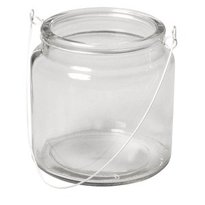 4006166475832 - Windlicht transparent mit Henkel 10 cm 4006166475832 - Windlicht transparent mit Henkel 10 cm