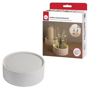 4006166935718 - Gießform Silikon Schale Wichtelrand grau