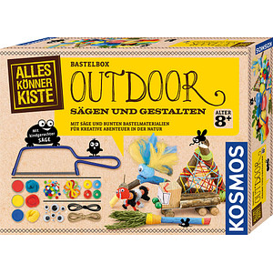 KOSMOS Experimentierkasten Outdoor Sägen und Gestalten mehrfarbig