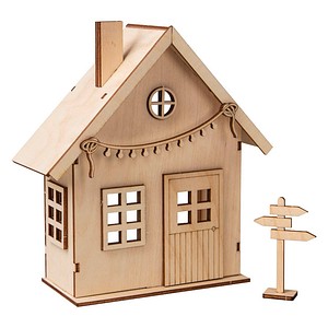 4006166936418 - Holzbausatz Wichtelhaus 135 x 65 x 175 cm