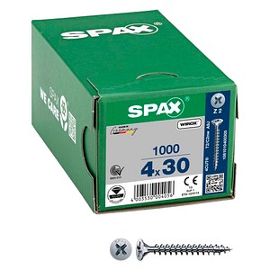 4003530004056 - Universalschrauben Z2 Senkkopf WIROX 1081010400305 4 mm x 30 mm 4003530004056 1000 Stück