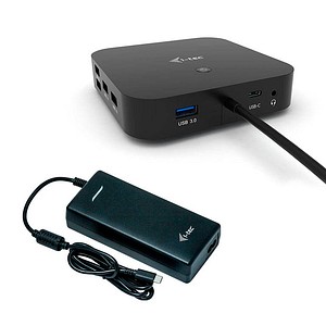 I-Tec Usb-C Dual Display Docking Station Mit Power Delivery 100 W + Uni.charger C31dualdpdockpd100w - Bild 6