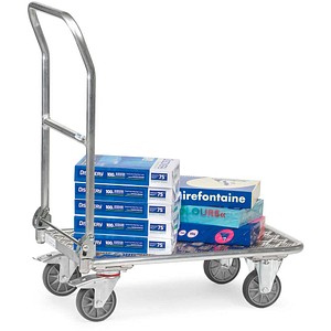 fetra Transportwagen klappbar Alu 1134 silber 62,0 x 99,5 x 96,5 cm bis 200,0 kg