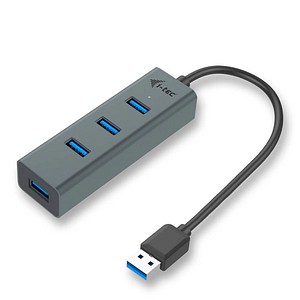 Grau I-Tec Usb-A Hub 4 Port Usb 3.0 Metall Passiv (U3hubmetal403) - Bild 11