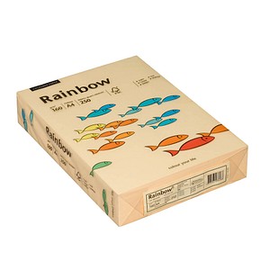 Rainbow Kopierpapier COLOURED PAPER chamois DIN A4 160 g/qm 250 Blatt Rainbow Kopierpapier COLOURED PAPER chamois DIN A4 160 g/qm 250 Blatt