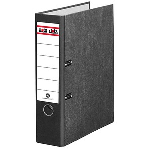 dots Ordner schwarz marmoriert Karton 8,0 cm DIN A4 dots Ordner schwarz marmoriert Karton 8,0 cm DIN A4