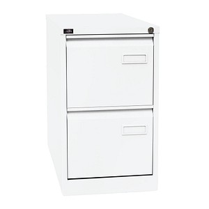 BISLEY LIGHT Hängeregistraturschrank verkehrsweiß 2 Schubladen 41,3 x 62,2 x 71,1 cm, 1 St.