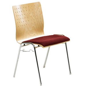 myARCADO Stapelstuhl rot