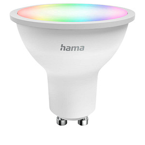 hama LED-Lampe Smarte WLAN GU10 GU10 5 W WLAN, für Sprach- / App-Steuerung