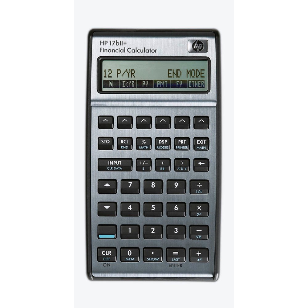 HP 17bII+ Finanzrechner anthrazit