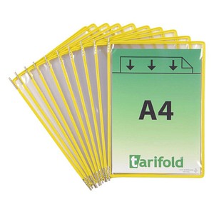 3377991140044 - Klarsichttafel VE 10 Stk für DIN A4 gelb ab 3 VE Tarifold 3377991140044 - Klarsichttafel VE 10 Stk für DIN A4 gelb ab 3 VE Tarifold