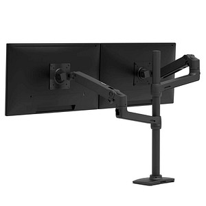 ergotron Monitor-Halterung LX-Dual 45-509-224 schwarz für 2 Monitore, Tischklemme