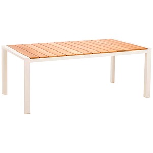 BEST Gartentisch Paros braun rechteckig 210,0 x 90,0 x 76,0 cm