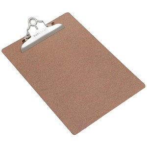 5018505000345 - RAPESCO Klemmbrett Hartfaser DIN A4 braun große Klemme