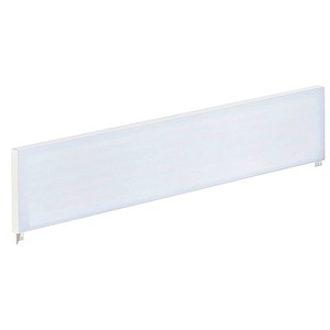 3660141254679 - Paperflow Tischtrennwand für Teamschreibtische Breite 1200 mm Bezug weiß
