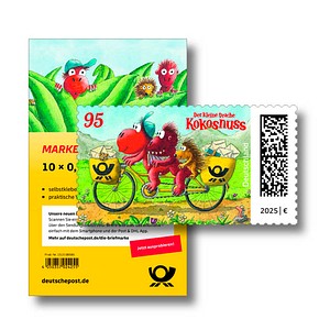 4050357024316 - Porto ab 2025 095 € Briefmarken Der kleine Drache Kokosnuss selbstklebend 10 St