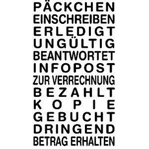 0092399739784 - Textstempel printy 4822 mit 12 Texten Kunststoff schwarz 0092399739784 Trodat 0092399739784 - Textstempel printy 4822 mit 12 Texten Kunststoff schwarz 0092399739784 Trodat