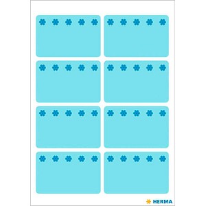 4008705037730 - 10 x HERMA Tiefkühletiketten 26x40mm blau Eiskristalle VE=48 Stück