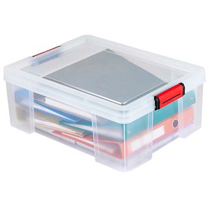 PAPERFLOW CLIP`N STORE Aufbewahrungsbox 27,0 l transparent 50,0 x 39,0 x 20,0 cm, 1 St.