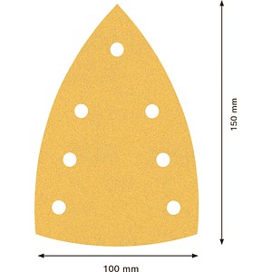4059952544557 - Accessories expert C470 2608901117 Schleifnetz für Multischleifer gelocht Körnung 120 (l x b) - Bosch 4059952544557 - Accessories expert C470 2608901117 Schleifnetz für Multischleifer gelocht Körnung 120 (l x b) - Bosch