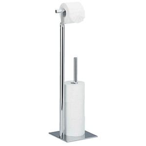 relaxdays Ersatzrollenhalter PAGNONI silber, 1 St.