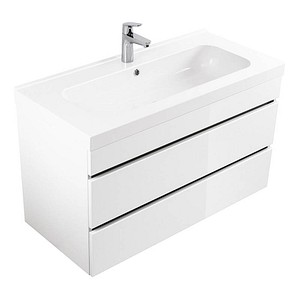 Waschtischunterschrank weiß/weiß