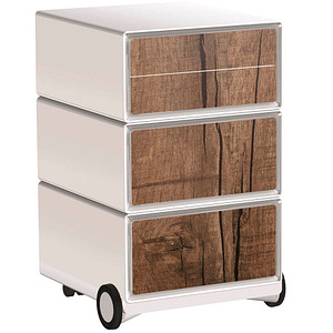 3660141949964 - easyOffice Contents Rollcontainer weiß bunt 4 Auszüge 390 x 436 x 642 cm 3660141949964 PAPERFLOW