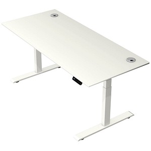 4044917451513 - Move 2 Plus elektrisch höhenverstellbarer Schreibtisch weiß rechteckig T-Fuß-Gestell weiß 1800 x 800 cm 4044917451513 Kerkman