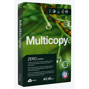 7318826580020 - Kopierpapier Zero CO2 2100004936 A3 80g hochweiß   7318826580020 500 Blatt